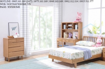 GIƯỜNG NGỦ GỖ TỰ NHIÊN X HOME Hà Nội XHOME2202
