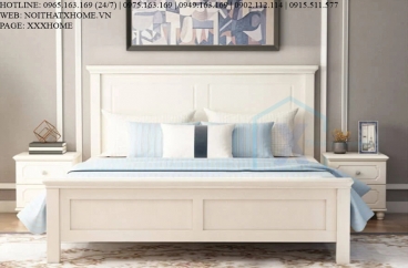 GIƯỜNG NGỦ GỖ TỰ NHIÊN X HOME Hà Nội XHOME2203