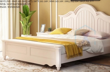 GIƯỜNG NGỦ GỖ TỰ NHIÊN X HOME Hà Nội XHOME2204