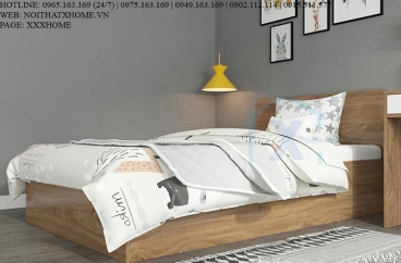 GIƯỜNG NGỦ GỖ TỰ NHIÊN X HOME Hà Nội XHOME2205