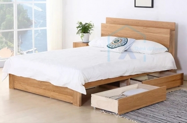GIƯỜNG NGỦ GỖ TỰ NHIÊN X HOME Hà Nội XHOME2209
