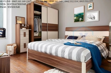 GIƯỜNG NGỦ GỖ TỰ NHIÊN X HOME Hà Nội XHOME2210