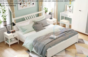 GIƯỜNG NGỦ GỖ TỰ NHIÊN X HOME Hà Nội XHOME2211