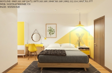 GIƯỜNG NGỦ GỖ TỰ NHIÊN X HOME Hà Nội XHOME2220