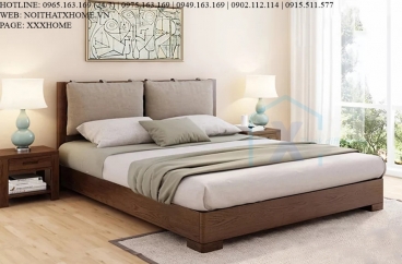 GIƯỜNG NGỦ GỖ TỰ NHIÊN X HOME Hà Nội XHOME2224