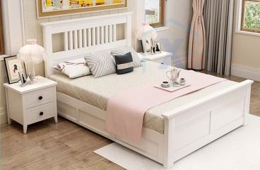 GIƯỜNG NGỦ GỖ TỰ NHIÊN X HOME Hà Nội XHOME2232