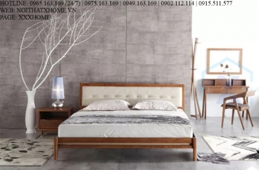 GIƯỜNG NGỦ GỖ TỰ NHIÊN X HOME Hà Nội XHOME2234