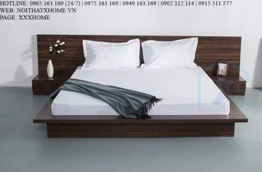 GIƯỜNG NGỦ GỖ TỰ NHIÊN X HOME Hà Nội XHOME2235