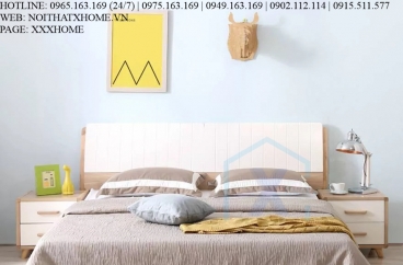 GIƯỜNG NGỦ GỖ TỰ NHIÊN X HOME Hà Nội XHOME2240