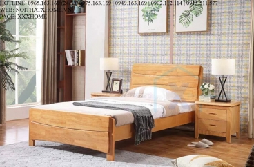 GIƯỜNG NGỦ GỖ TỰ NHIÊN X HOME Hà Nội XHOME2242