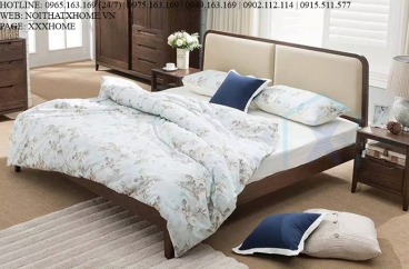 GIƯỜNG NGỦ GỖ TỰ NHIÊN X HOME Hà Nội XHOME2244