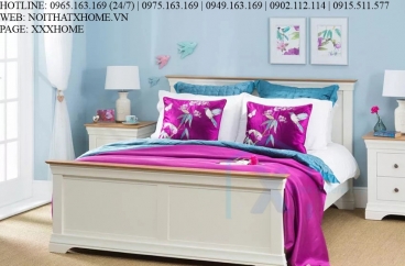GIƯỜNG NGỦ GỖ TỰ NHIÊN X HOME Hà Nội XHOME3313