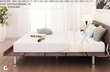 GIƯỜNG NGỦ GỖ TỰ NHIÊN X HOME Hà Nội XHOME3324