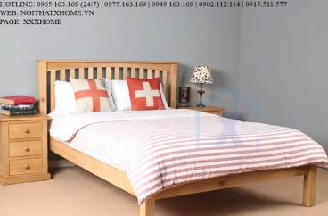 GIƯỜNG NGỦ GỖ TỰ NHIÊN X HOME Hà Nội XHOME3336
