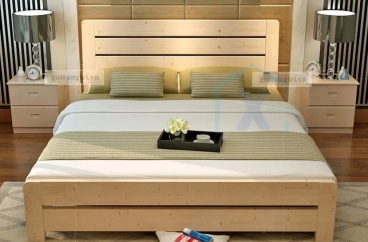 GIƯỜNG NGỦ GỖ TỰ NHIÊN X HOME Hà Nội XHOME3337
