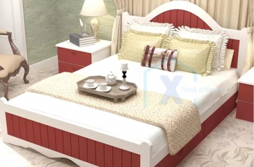 GIƯỜNG NGỦ GỖ TỰ NHIÊN X HOME Hà Nội XHOME3338