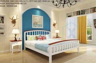 GIƯỜNG NGỦ GỖ TỰ NHIÊN X HOME Hà Nội XHOME4438