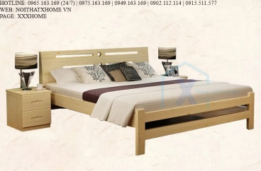 GIƯỜNG NGỦ GỖ TỰ NHIÊN X HOME Hà Nội XHOME4444