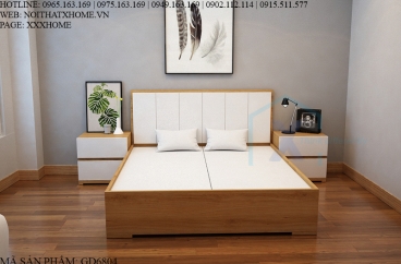 GIƯỜNG NGỦ X HOME CHO PHÒNG NGỦ 2 TÁP RỜI GD6804