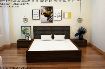 GIƯỜNG NGỦ X HOME BỌC NỈ 2 TÁP ĐẦU GIƯỜNG GD6805