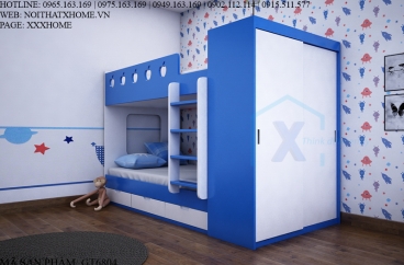GIƯỜNG TẦNG X HOME SẮC NÉT TRONG TỪNG CHI TIẾT GT6804