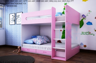 GIƯỜNG TẦNG X HOME PHONG CÁCH MỚI 2019 GT6813