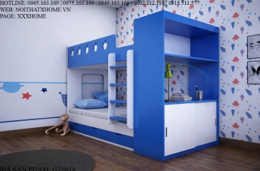 GIƯỜNG TẦNG X HOME GỖ CÔNG NGHIỆP HIỆN ĐẠI GT6814