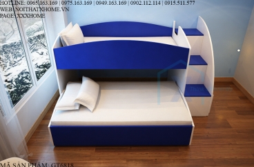 GIƯỜNG TẦNG X HOME NHỎ GỌN XINH XẮN BẮT MẮT GT6818
