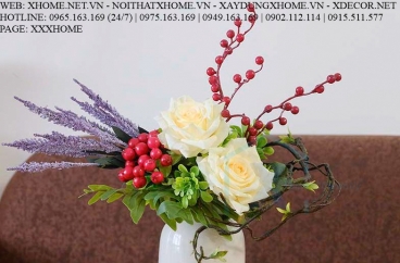 HOA LỤA NGHỆ THUẬT X HOME SÀI GÒN HỒ CHÍ MINH HÀ NỘI XHOME3701