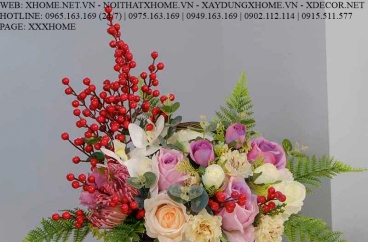 HOA LỤA NGHỆ THUẬT X HOME SÀI GÒN HỒ CHÍ MINH HÀ NỘI XHOME3712
