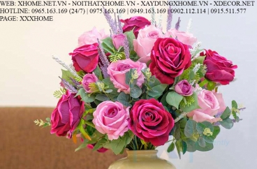 HOA LỤA NGHỆ THUẬT X HOME SÀI GÒN HỒ CHÍ MINH HÀ NỘI XHOME3734