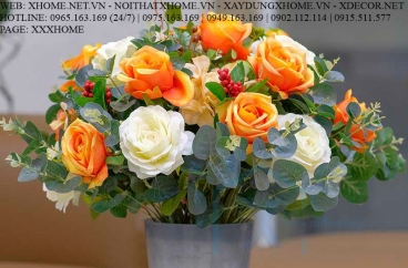 HOA LỤA NGHỆ THUẬT X HOME SÀI GÒN HỒ CHÍ MINH HÀ NỘI XHOME3741