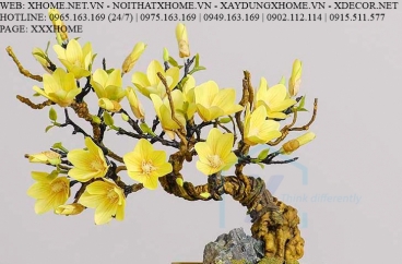 HOA LỤA NGHỆ THUẬT X HOME SÀI GÒN HỒ CHÍ MINH HÀ NỘI XHOME3744