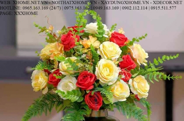 HOA LỤA NGHỆ THUẬT X HOME SÀI GÒN HỒ CHÍ MINH HÀ NỘI XHOME3754