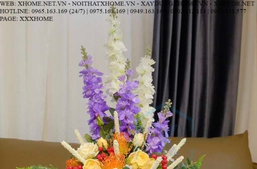 HOA LỤA NGHỆ THUẬT X HOME SÀI GÒN HỒ CHÍ MINH HÀ NỘI XHOME3763