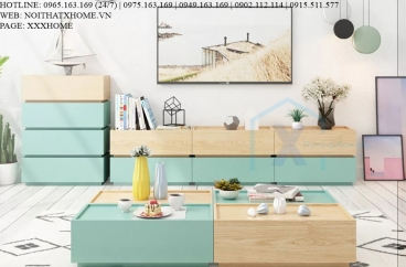 KỆ TIVI GỖ X HOME Hà Nội Sài Gòn Hồ Chí Minh XHOME2228