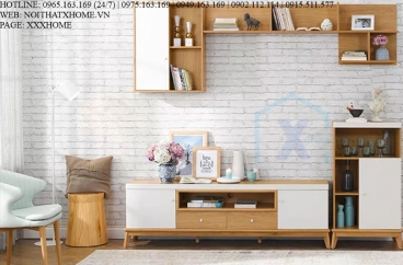 KỆ TIVI GỖ X HOME Hà Nội Sài Gòn Hồ Chí Minh XHOME3326