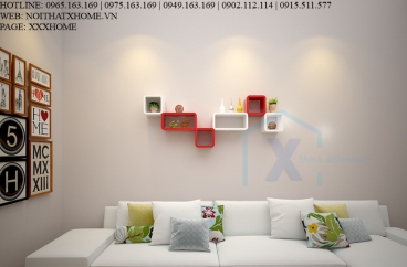 KỆ TRANG TRÍ X HOME GẮN TƯỜNG ĐỘC ĐÁO NÉT CĂNG KT6802
