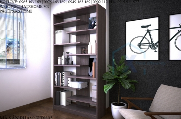 KỆ TRANG TRÍ X HOME GỖ CÔNG NGHIỆP ĐỘC ĐÁO KT6805
