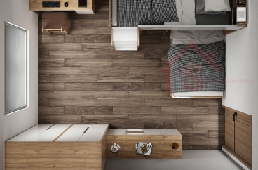 S HOME Combo mẫu nội thất phòng ngủ cho bé đẹp hiện đại tiện dụng SHOME6824
