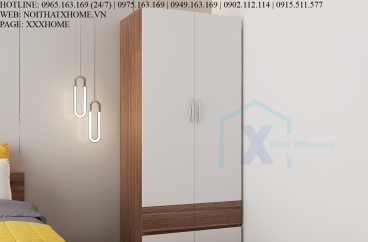 TỦ QUẦN ÁO GỖ CÔNG NGHIỆP X HOME HÀ NỘI SÀI GÒN HỒ CHÍ MINH XHOME01