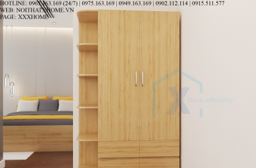 TỦ QUẦN ÁO GỖ CÔNG NGHIỆP X HOME HÀ NỘI SÀI GÒN HỒ CHÍ MINH XHOME03