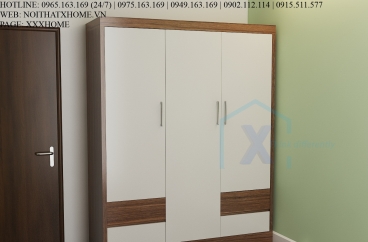 TỦ QUẦN ÁO GỖ CÔNG NGHIỆP X HOME HÀ NỘI SÀI GÒN HỒ CHÍ MINH XHOME04