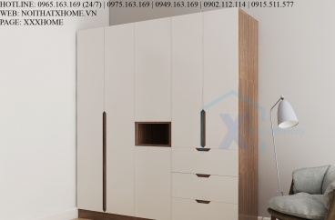 TỦ QUẦN ÁO GỖ CÔNG NGHIỆP X HOME HÀ NỘI SÀI GÒN HỒ CHÍ MINH XHOME05