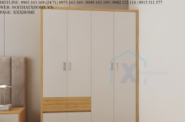 TỦ QUẦN ÁO GỖ CÔNG NGHIỆP X HOME HÀ NỘI SÀI GÒN HỒ CHÍ MINH XHOME08
