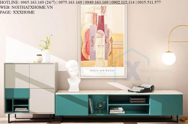TỦ KỆ TRANG TRÍ GỖ X HOME Hà Nội Sài Gòn Hồ Chí Minh XHOME1129