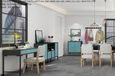 TỦ KỆ TRANG TRÍ GỖ X HOME Hà Nội Sài Gòn Hồ Chí Minh XHOME2240