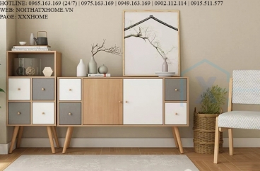 TỦ KỆ TRANG TRÍ GỖ X HOME Hà Nội Sài Gòn Hồ Chí Minh XHOME3319