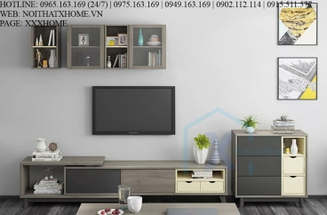 TỦ KỆ GỖ TRANG TRÍ X HOME Hà Nội Sài Gòn Hồ Chí Minh XHOME3343