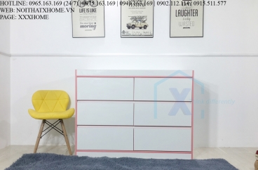 TỦ ĐỒ X HOME KẾT HỢP BÀN THAY TÃ TIỆN LỢI TA6807